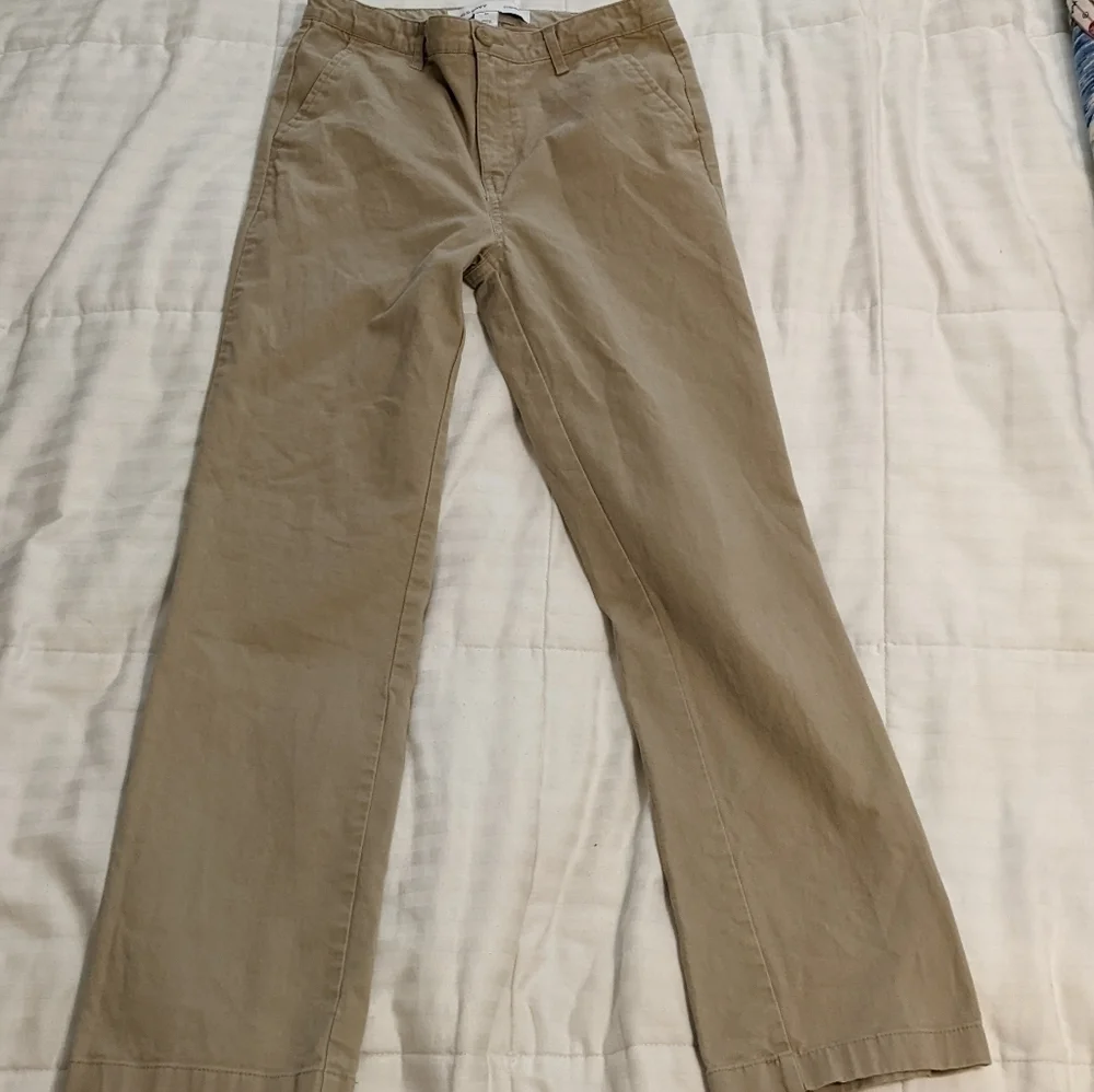 𝅺old Navy flat front straight leg pants size 12